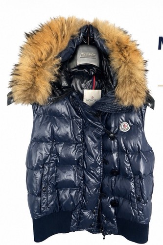 Piumino moncler con pelliccia - piumino,